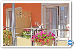 Balkon einer Wohnung